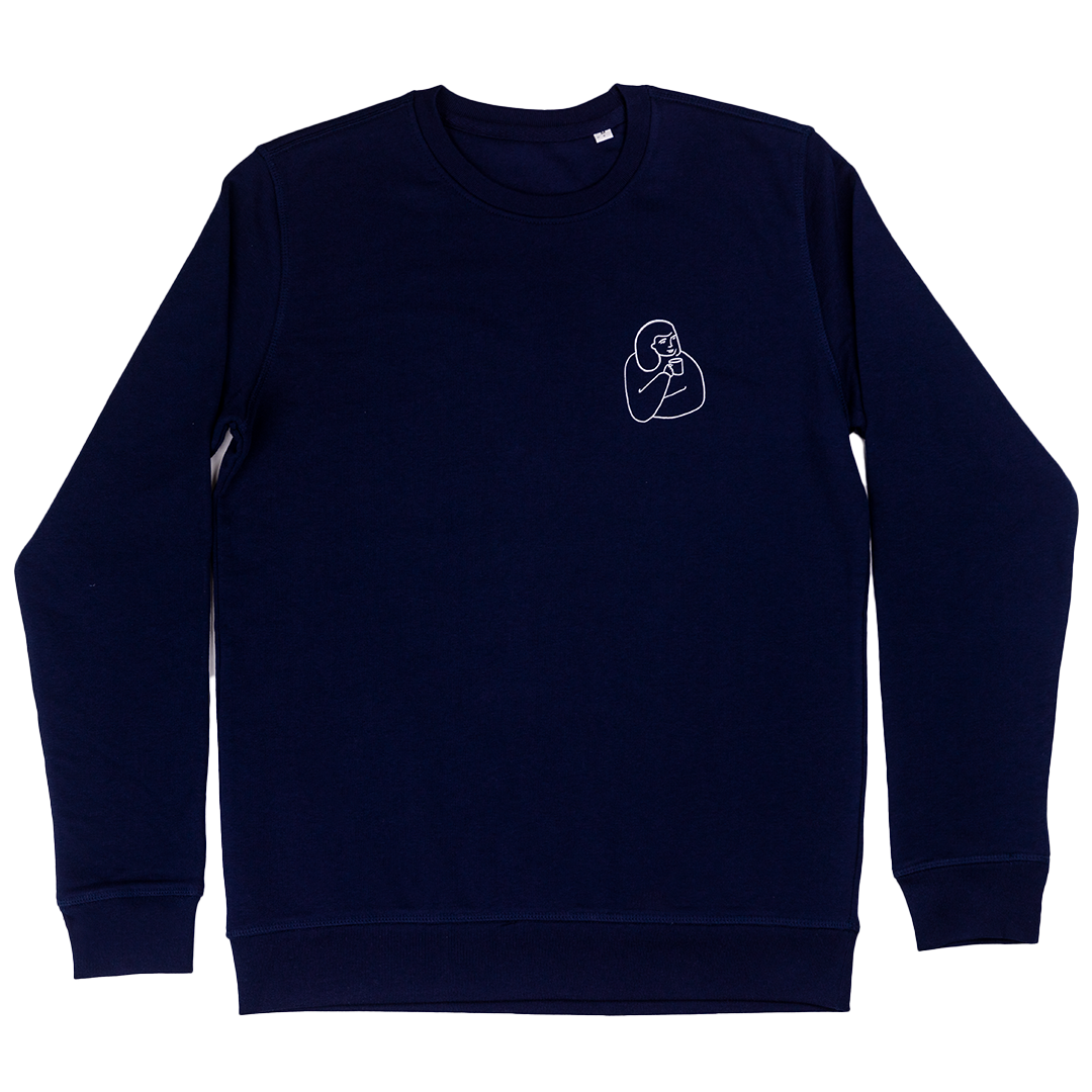 DAK Coffee Roasters sweatshirt size M - Navy