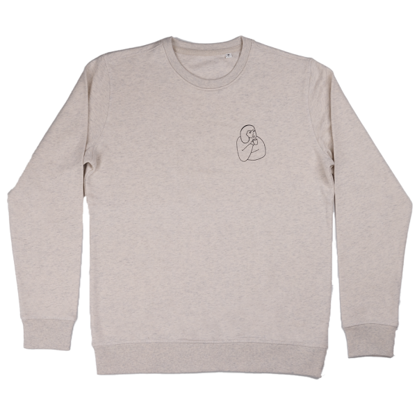 DAK Coffee Roasters sweatshirt size S - Cream