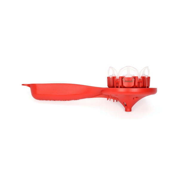 Espazzola 2+3- 58mm - tool for cleaning the coffee machine head - red