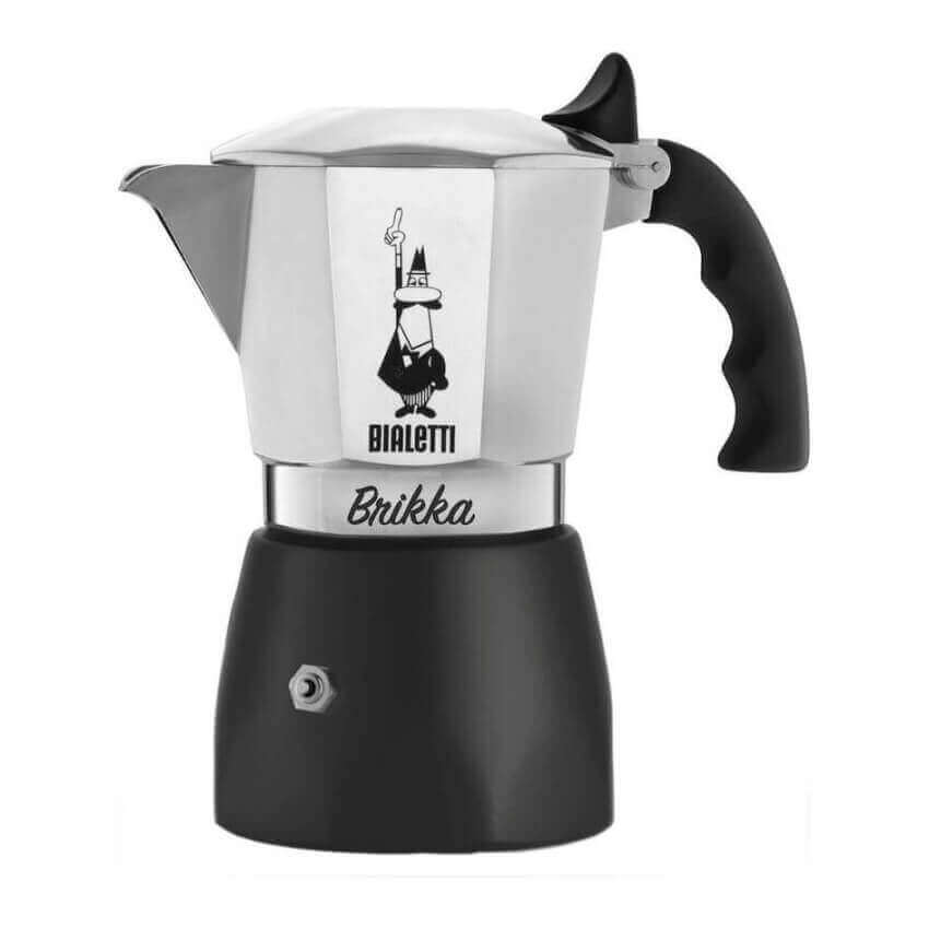 AS GOOD AS NEW - Bialetti Brikka Elite 4 cups - mocha kettle