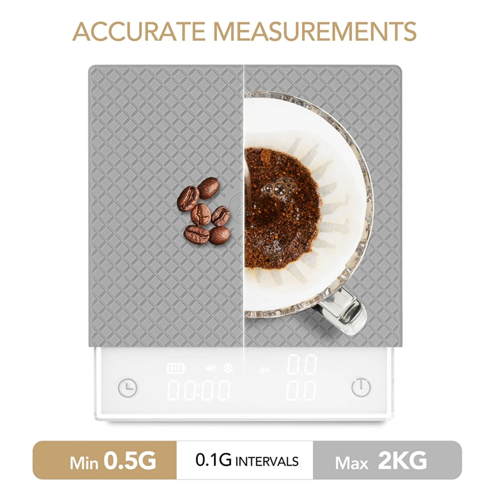 TIMEMORE Exclusive - Black Mirror Basic PRO Coffee Scale with Timer,  Espresso Scale with Flow Rate Function, 2000g/0.1g High Accuracy, Digital  Coffee Scale for Pour Over Drip Coffee, Black 