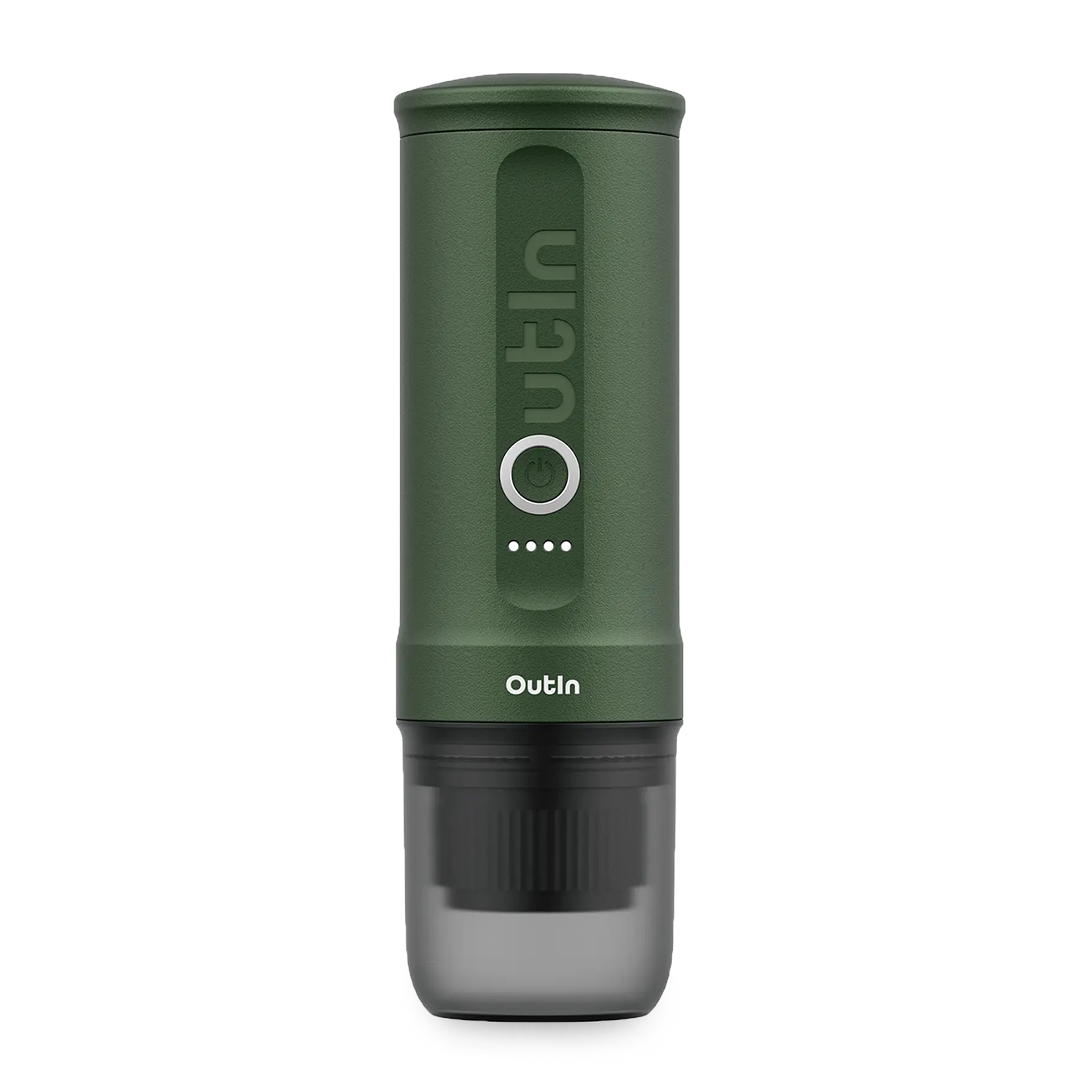 Outin Nano Portable Espresso Machine - Forest Green
