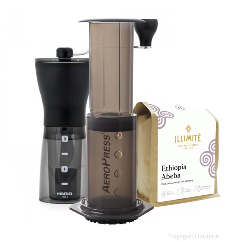 hario mini mill aeropress