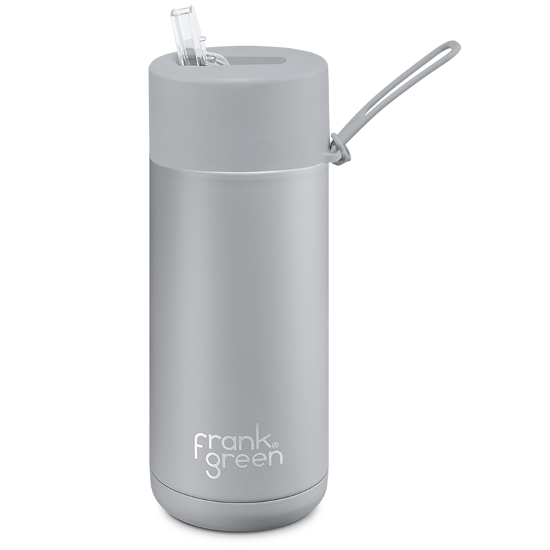 Frank Green Ceramic 475 ml Straw stainless steel - harbor mist
