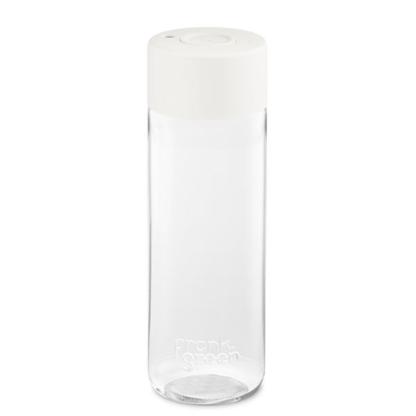 Frank Green Original Clear 740 ml plastic bottle - cloud