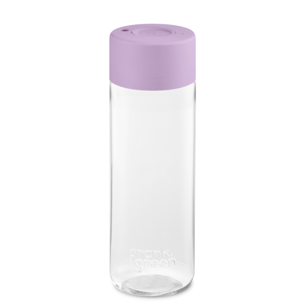 Frank Green Original Clear 740 ml plastic bottle - lilac haze