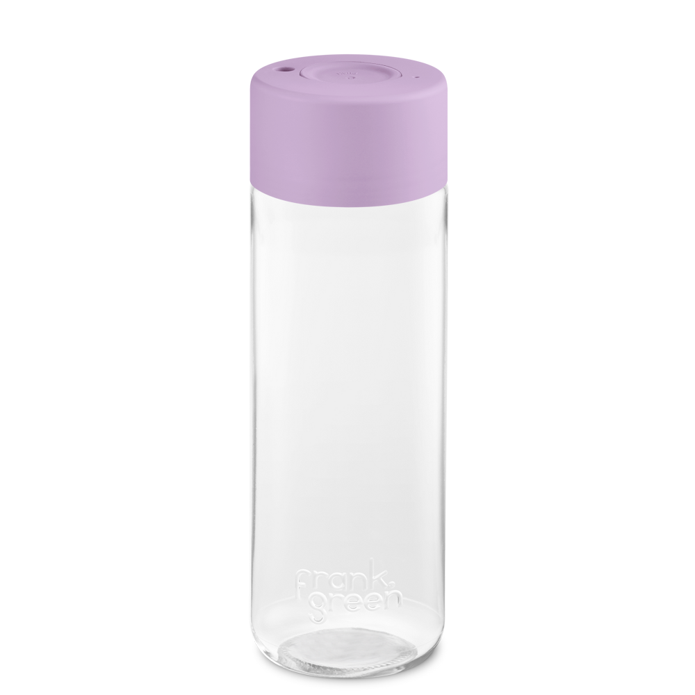 Frank Green Original Clear 740 ml plastic bottle - lilac haze