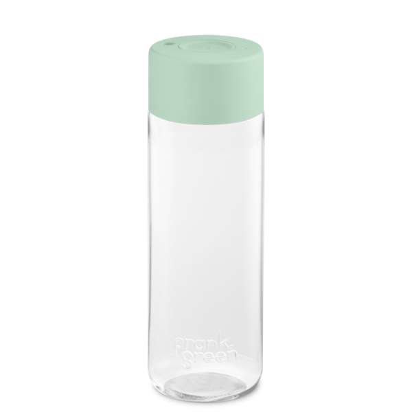 Frank Green Original Clear 740 ml plastic bottle - mint gelato