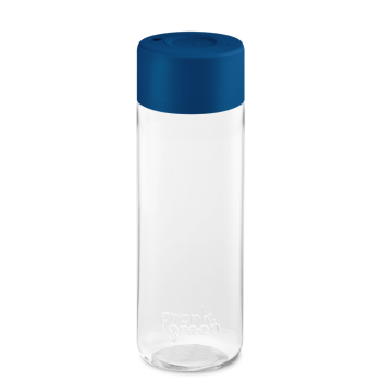 Frank Green Original Clear 740 ml plastic bottle - deep ocean