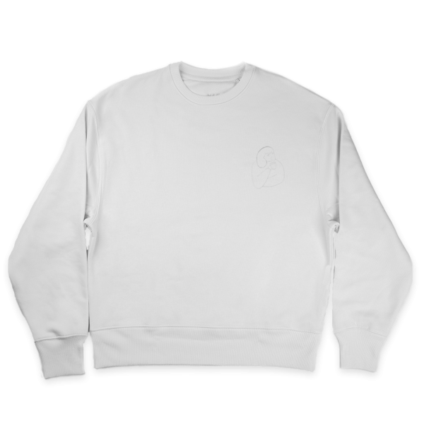 DAK Coffee Roasters Embroidered Logo Sweatshirt - White - M