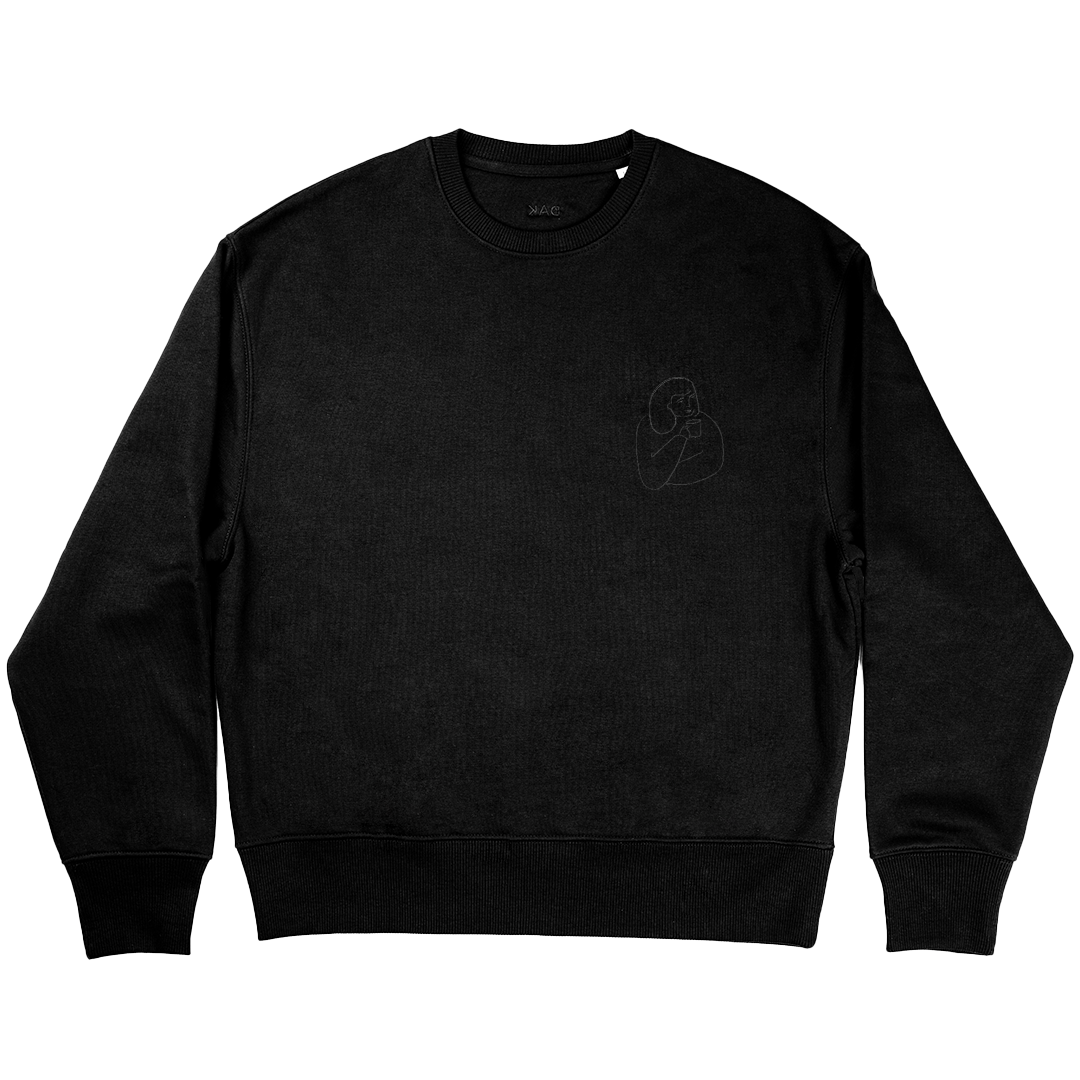 DAK Coffee Roasters Embroidered Logo Sweatshirt - Black - M
