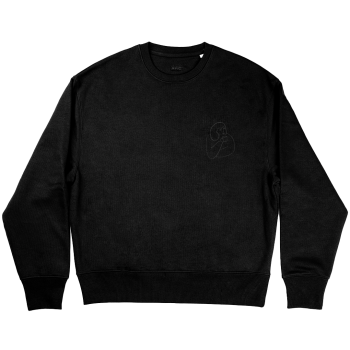 DAK Coffee Roasters Embroidered Logo Sweatshirt - Black - L