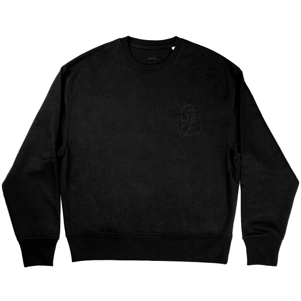DAK Coffee Roasters Embroidered Logo Sweatshirt - Black - L