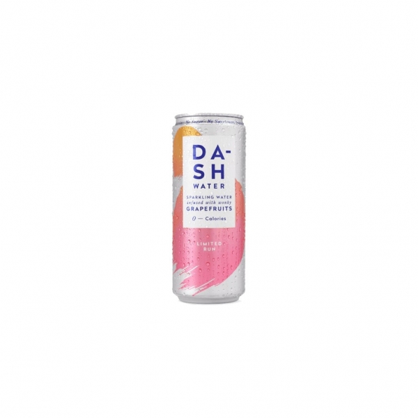 Dash sparkling water grapefruit - 330ml - limited edition