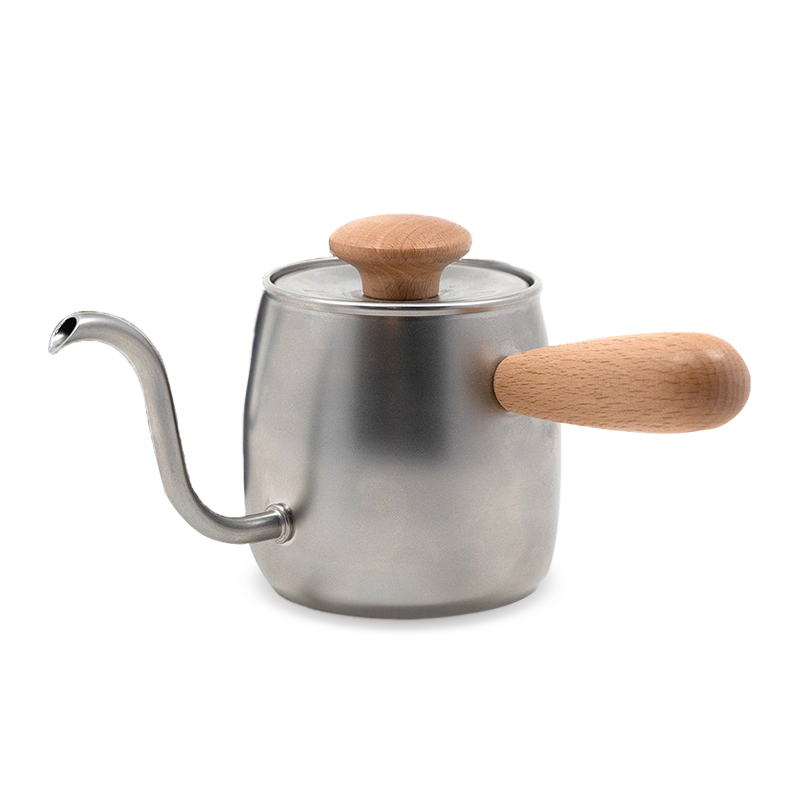 Miyaco Single Drip Kettle 300 ml - white birch x silver