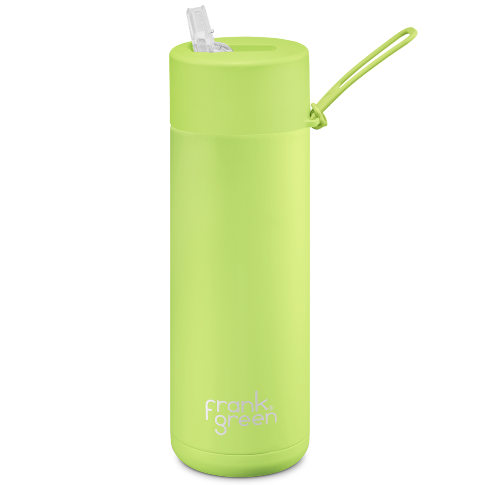 Frank Green Ceramic 595 ml Straw stainless steel - pistachio green