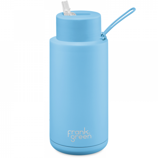 Frank Green Ceramic 1000 ml Straw stainless steel - sky blue