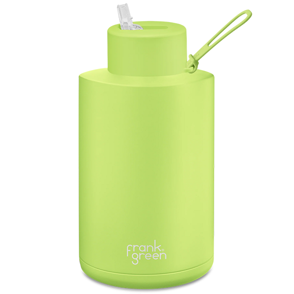 Frank Green Ceramic 2000 ml Straw stainless steel - pistachio green