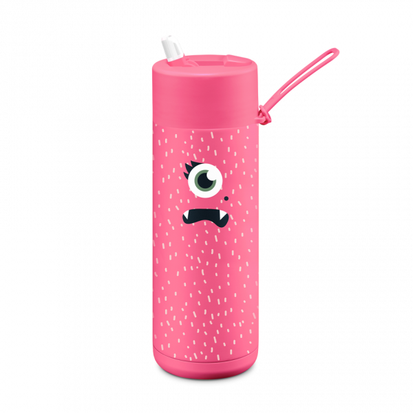Frank Green Franksters Ceramic 595ml Flip Straw stainless steel - neon pink