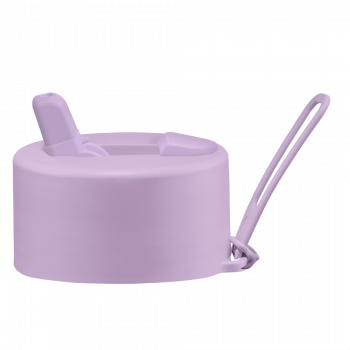 Frank Green Flip Straw Lid - replacement lid with strap - lilac haze