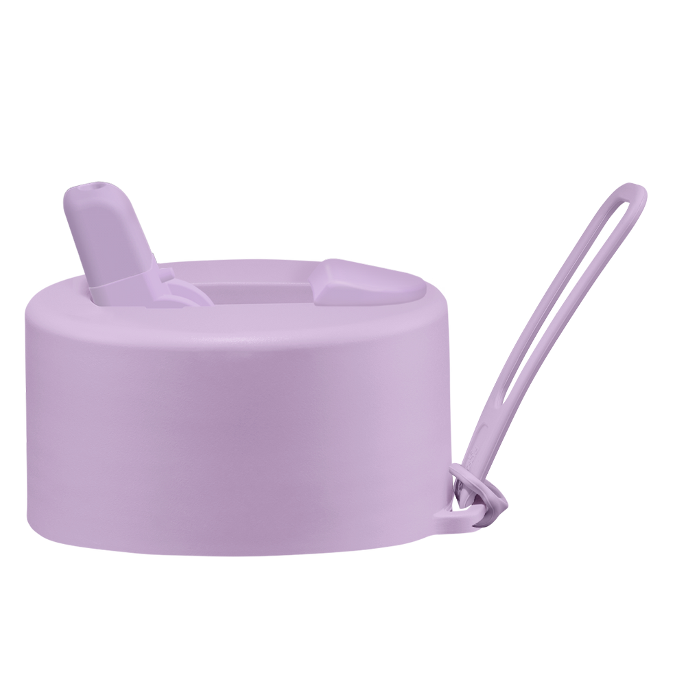 Frank Green Flip Straw Lid - replacement lid with strap - lilac haze