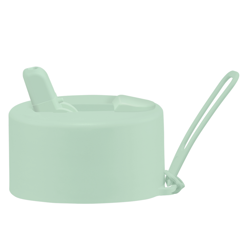 Frank Green Flip Straw Lid - replacement lid with strap - mint gelato