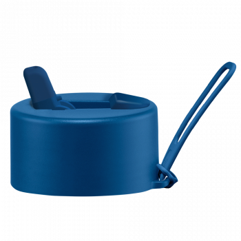 Frank Green Flip Straw Lid - replacement lid with strap - deep ocean