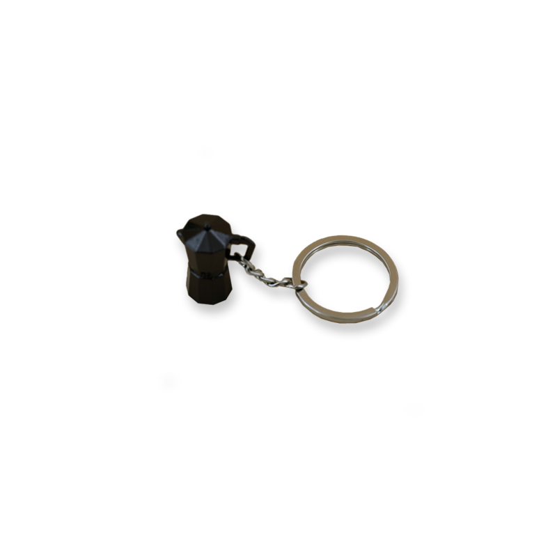 Metal Key Holder - Moka Pot Black