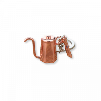 Metal key ring - kettle - copper