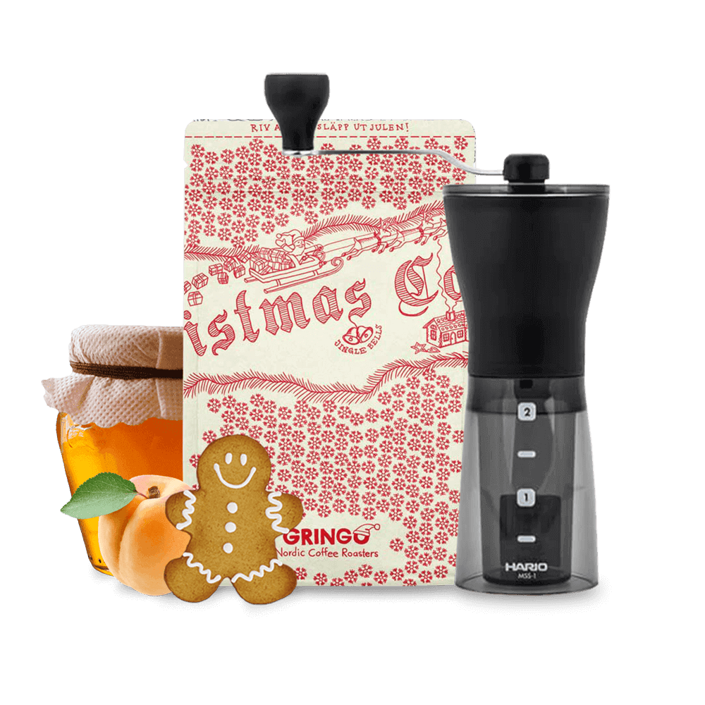 Gringo Nordic Christmas coffee Hario Mini Mill Plus Set