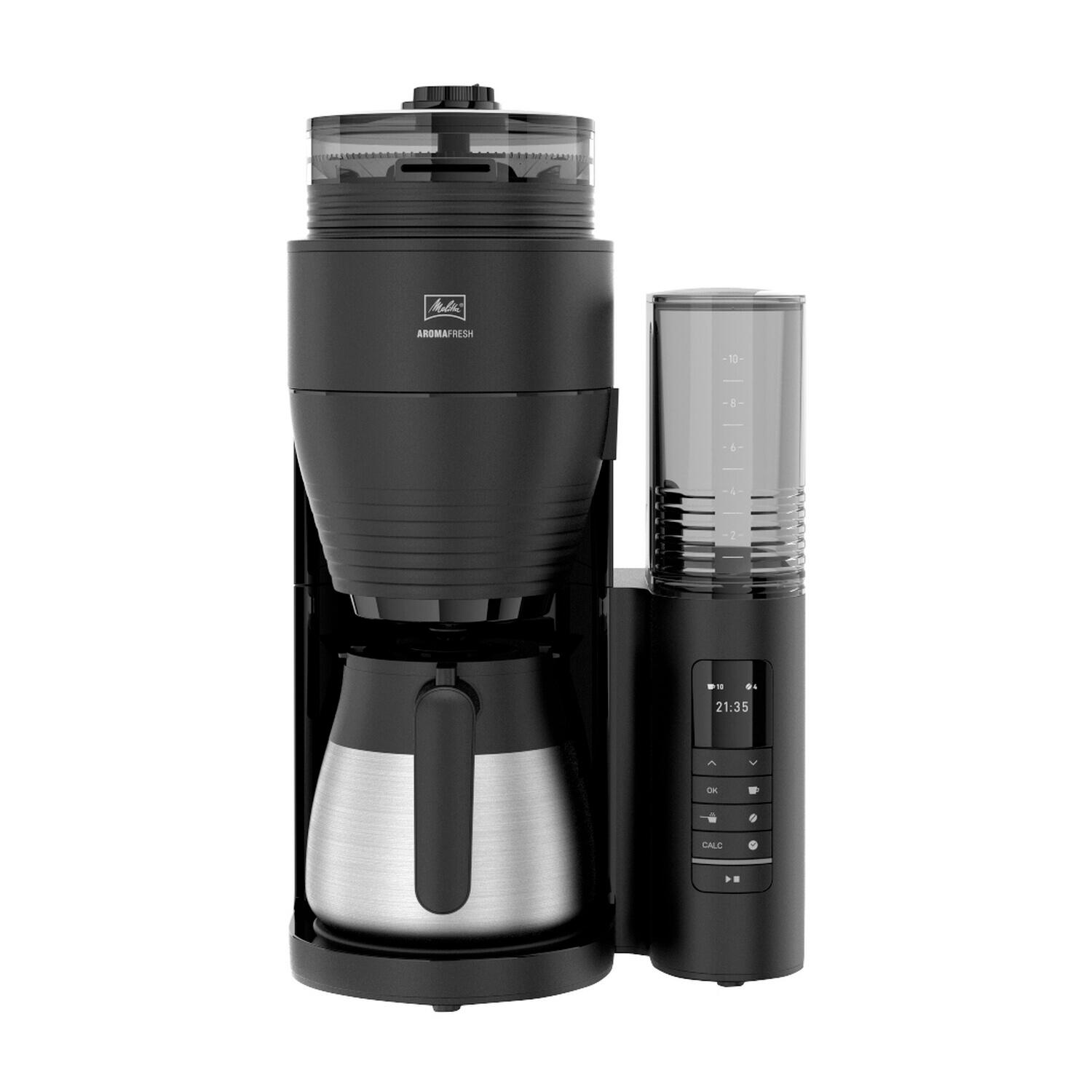 Melitta AromaFresh II PRO Therm filter coffee maker — matte black