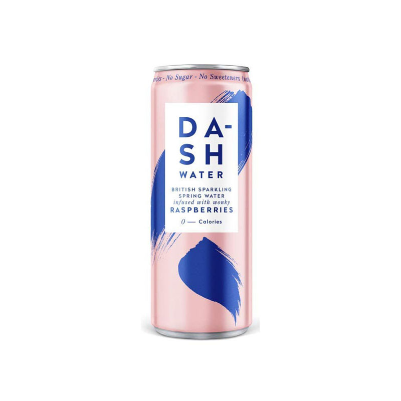 Dash Sparkling water raspberry - 330ml