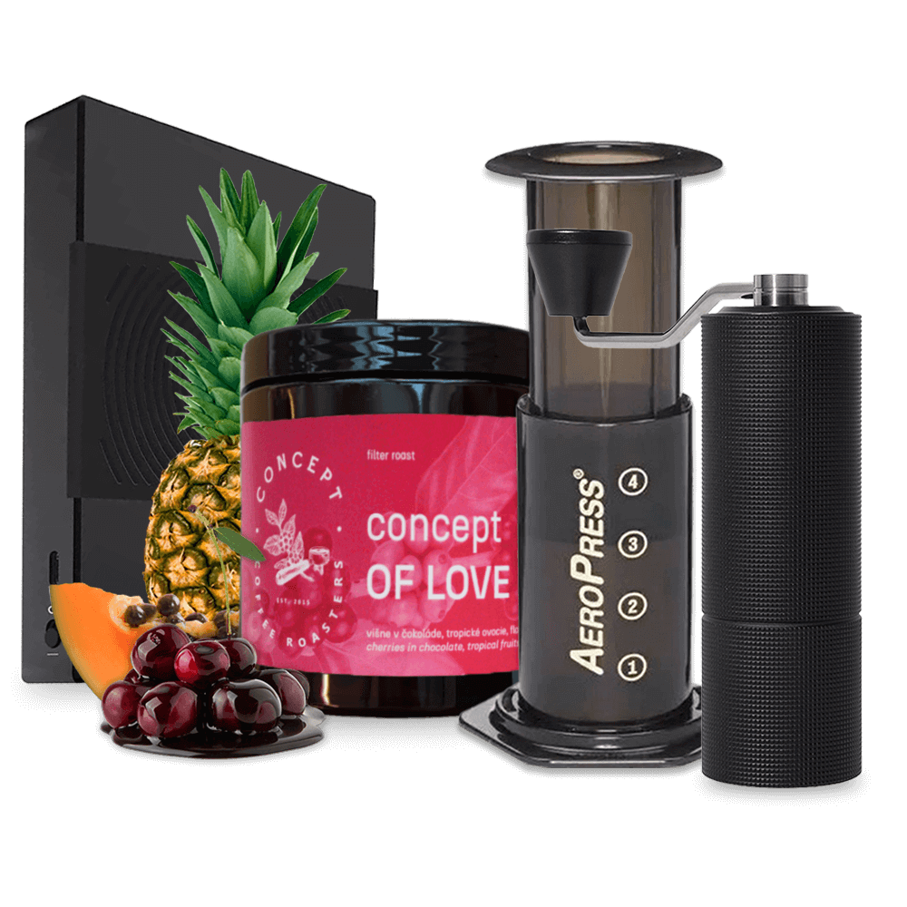 Concept CONCEPT OF LOVE coffee AeroPress Timemore C3 Basic Scale Set - black