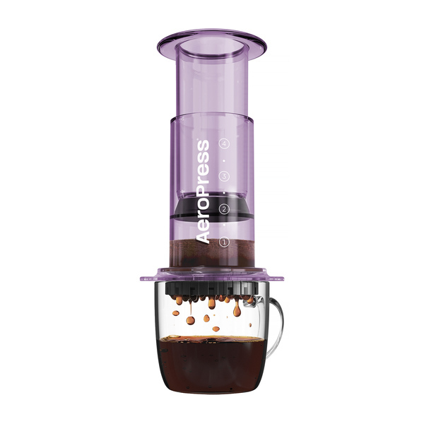 AeroPress - Clear coffee maker - purple