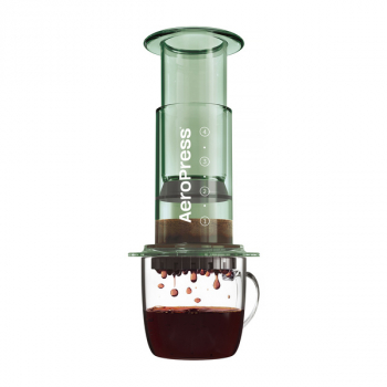 AeroPress - Clear coffee maker - green