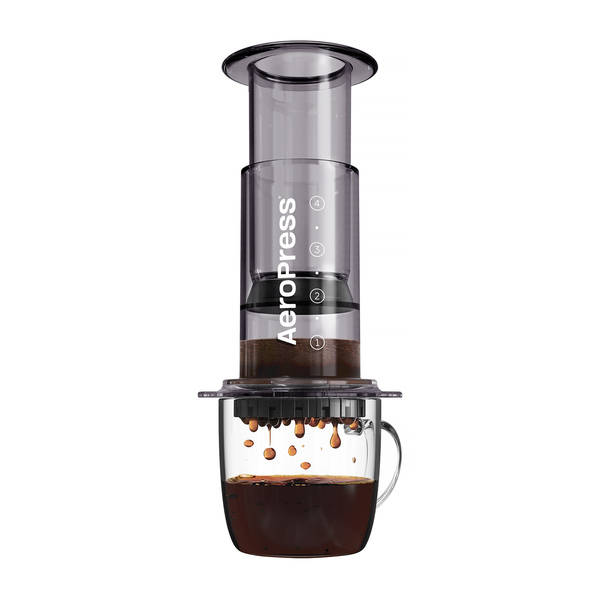 AeroPress - Clear coffee maker - smoked