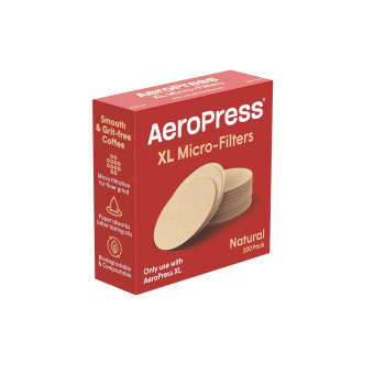 AeroPress paper filters XL - natural - 200 pcs