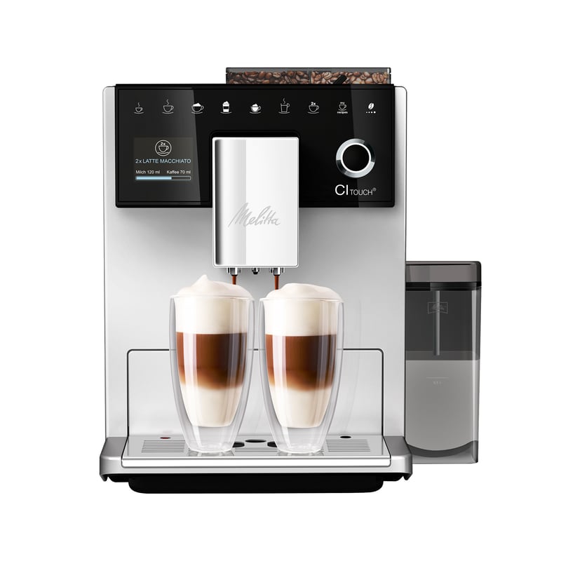 Melitta CI Touch Facelift - Automatic Coffee Maker - Silver / Black
