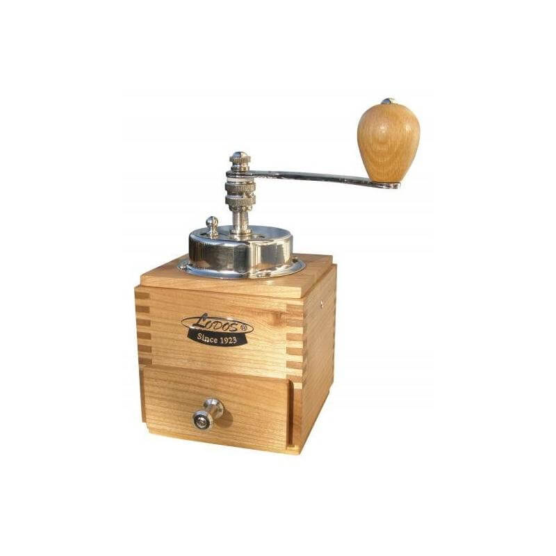Lodos 1945 Lux hand coffee grinder - cherry