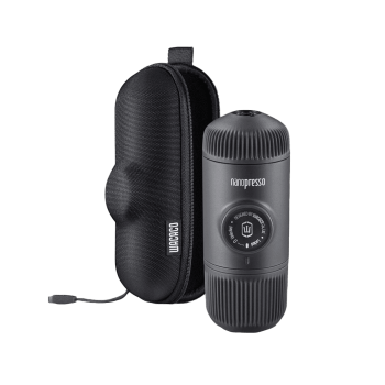 AS GOOD AS NEW - WACACO Nanopresso - black (with case)