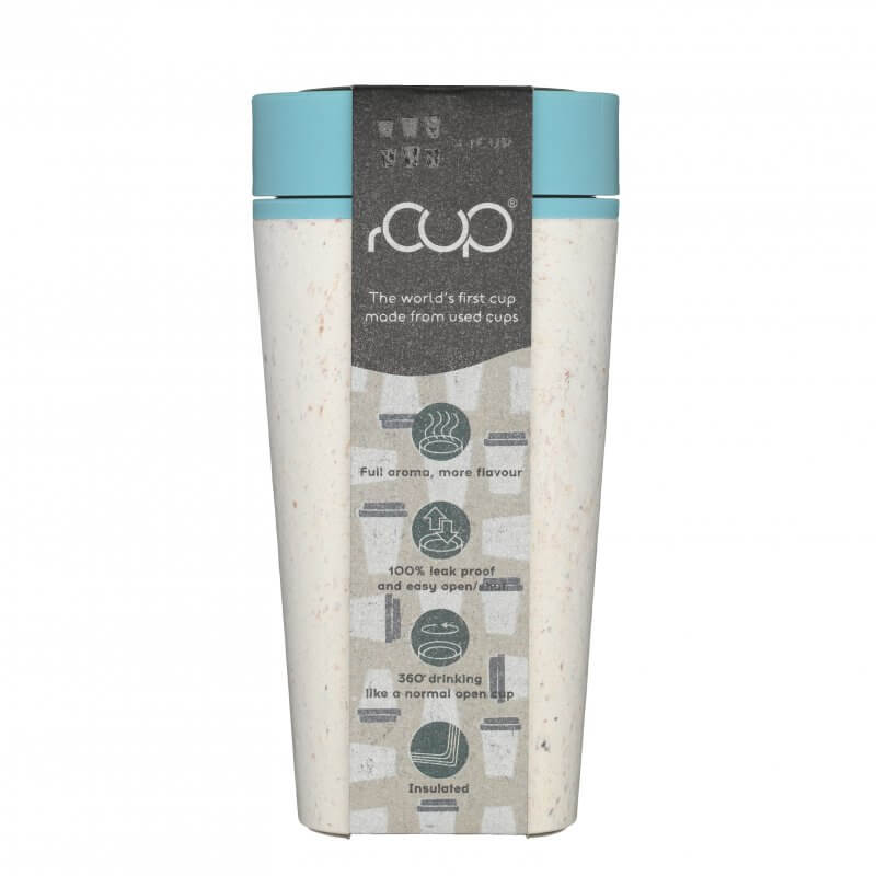 rCup cup 340ml - Cream and Teal