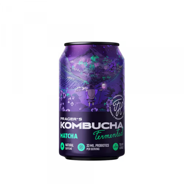 Prager's Kombucha matcha 330ml