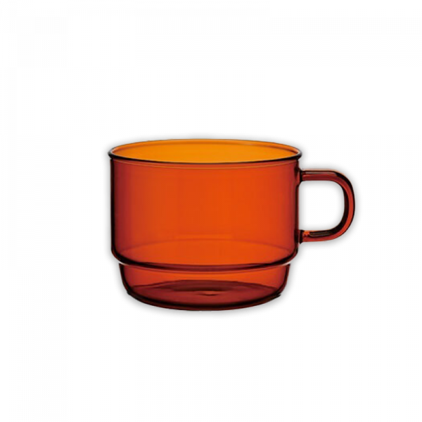 Hario Colors Stack Mug Cup glass 300 ml - Amber