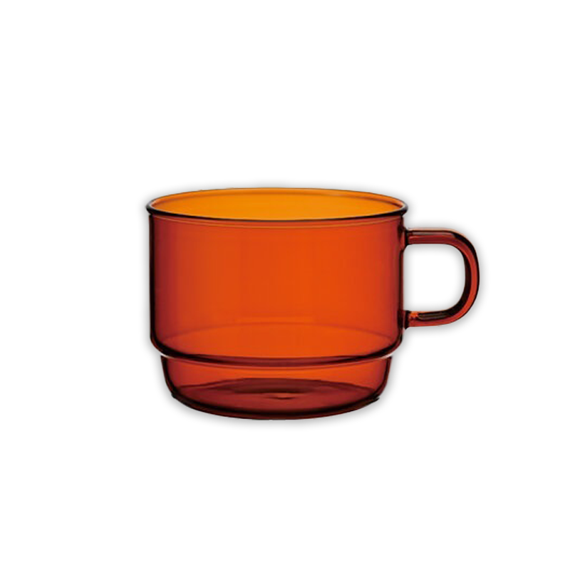 Hario Colors Stack Mug Cup glass 300 ml - Amber