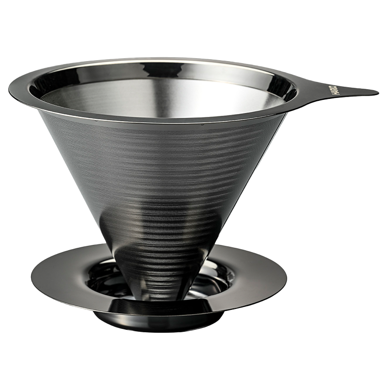 Hario Dripper V60-02 Double Mesh - metal black