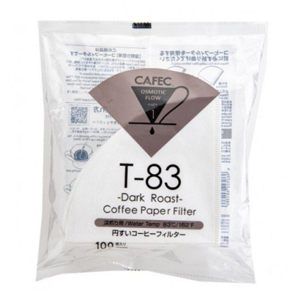 Cafec Dark Roast Paper filters size 1 - 100 pcs