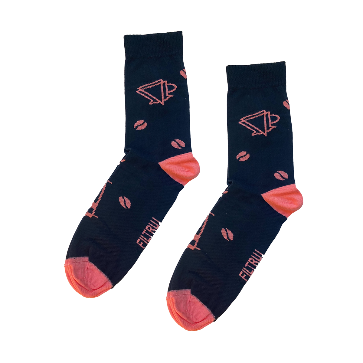 ElisBart Coffee socks - blue-pink - size 42-46