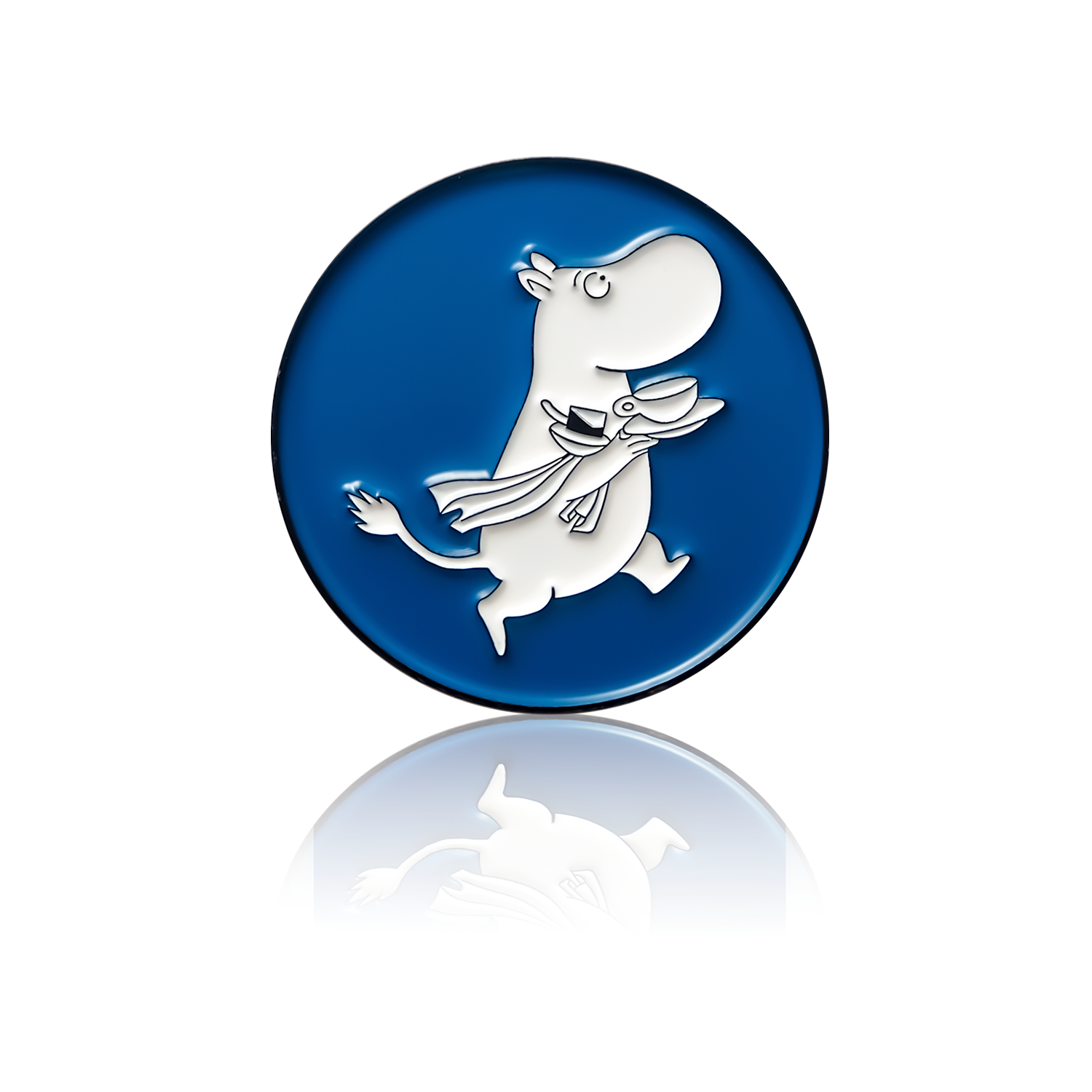 Pinbox - Moomintroll barista pin - metal brooch