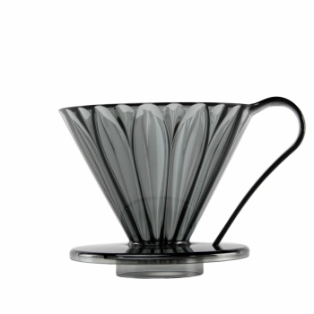 Cafec Tritan Flower Dripper - 2-4 Cups - Black