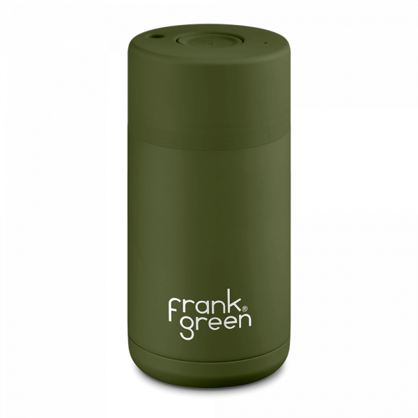 Frank Green Ceramic 355 ml stainless - khaki